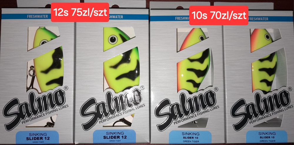 Woblery salmo slider 7, 10, 12 cm