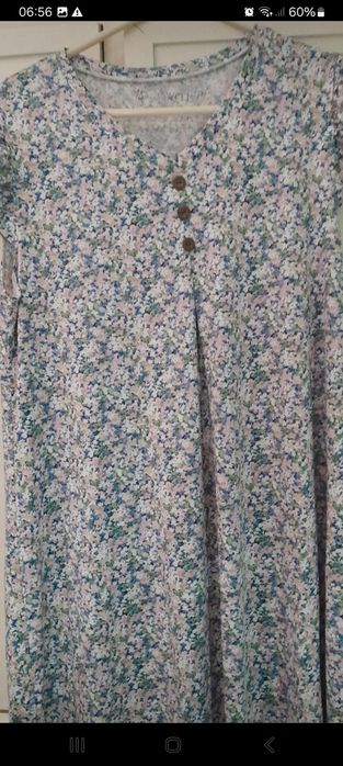 Vestido de verao as flores xxl