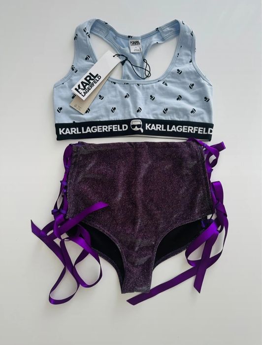Nowy Oryginalny Top Crop Sport Karl Lagerfeld +gratis