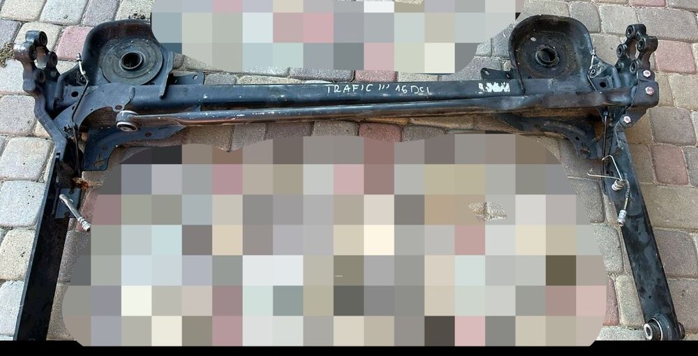 Задня балка Переробка 3 на 2 Renault Reno Trafic Opel Vivaro 1.61.92.0