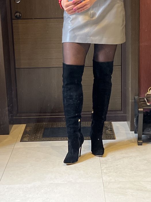 Ботфорти шкіряні Casadei 37 розм