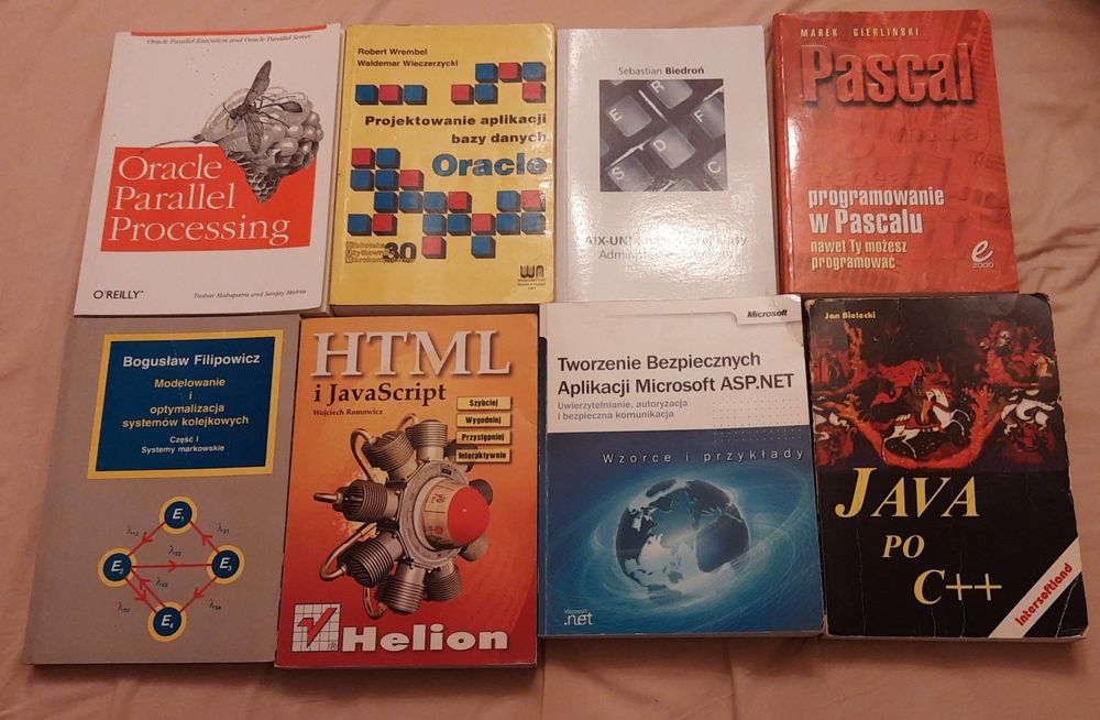 informatyka programowanie Oracle Pascal Java ASP.NET HTML Tanio