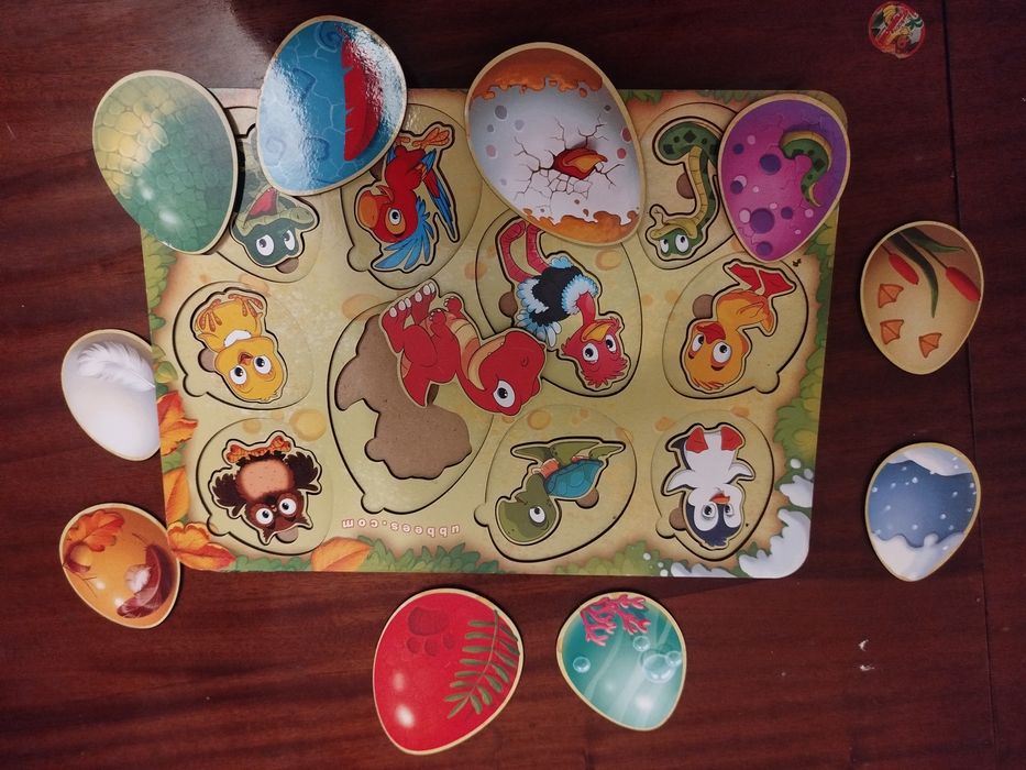 Дерев'яні іграшки від Ubee, вкладиші