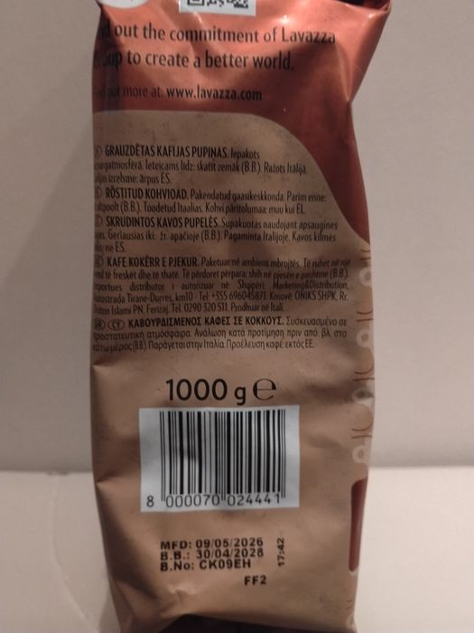 Kawa Lavazza CREMA E AROMA 1kg