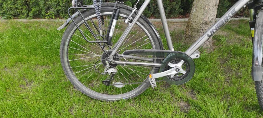 Rower trekkingowy turystyczny Unibike Voyager męski grafitowy 23"