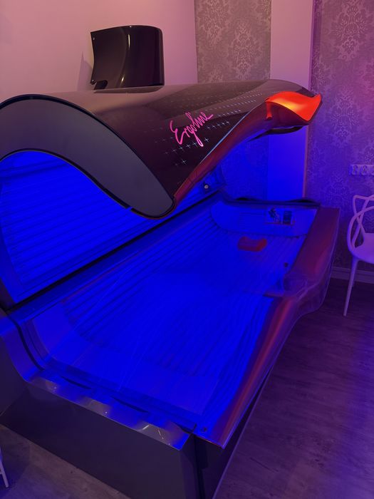 Solarium Ergoline + lampy brązujące sporadycznie używane .