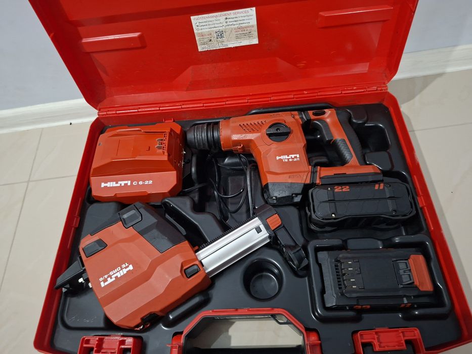 Hilti TE 6-22 Акумуляторний перфоратор з пилососом