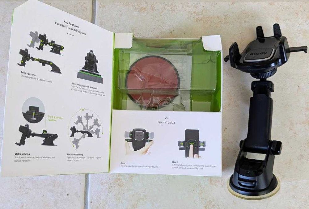 iOttie Easy One Touch 4 – Dash & Windshield Mount/Suporte para Telemóvel (Painel e Para‑brisas)