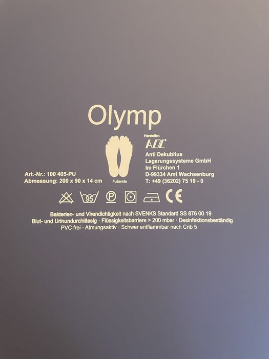 Materac przeciwodleżynowy 200/90/14