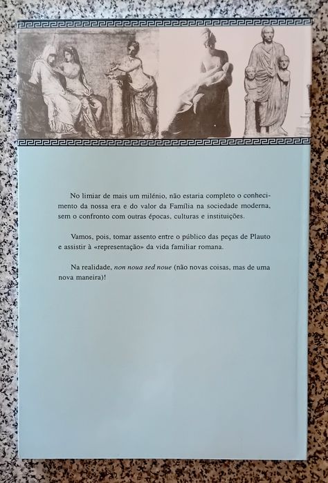 A Família Romana na obra de Plauto, de Maria de Lourdes Maia Santos