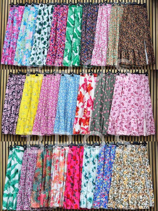 Spódnica midi,1 rozciecie