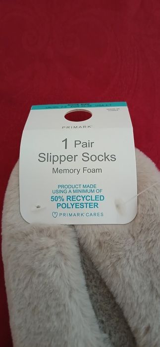 Slipper Socks, com etiqueta