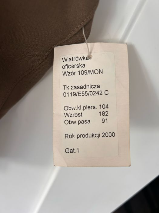 Mundur letni oficera wojsk lądowych