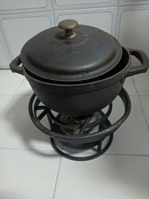 Fondue com panela de ferro 1 litro