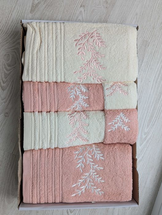 Conjunto de toalhas banho / WC 100% algodão