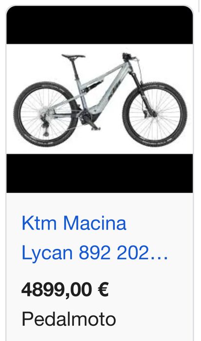 Ktm Macina Lycan 892 2026 M Ebike
