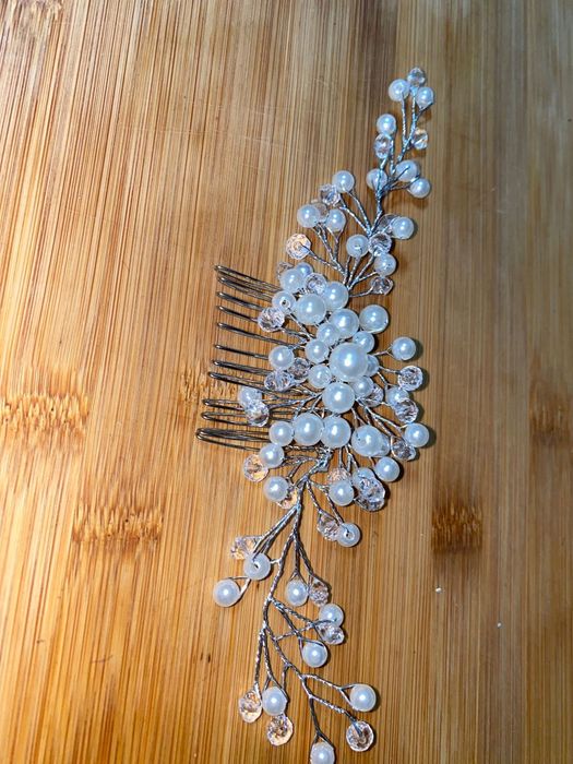 Travessa de cabelo decorativa - Noiva