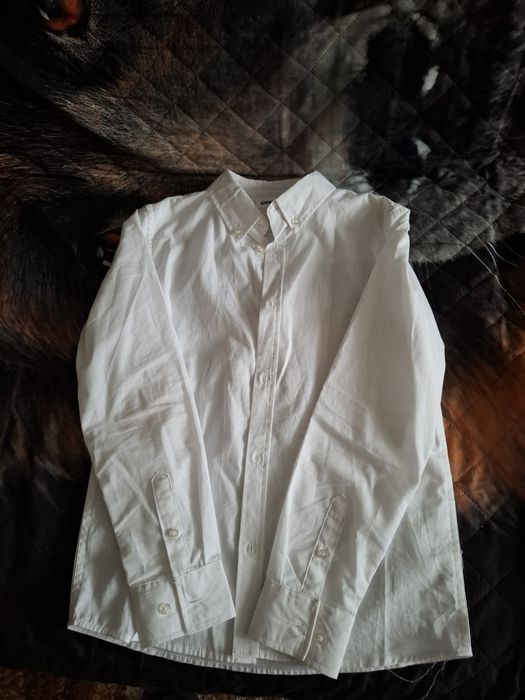 Koszula biała z długim rękawem