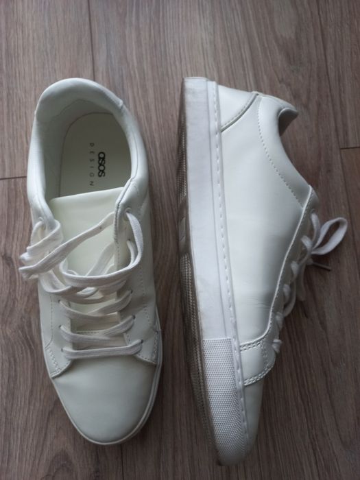 firmowe męskie buty-białe-Snakery-rozmiar-44,5