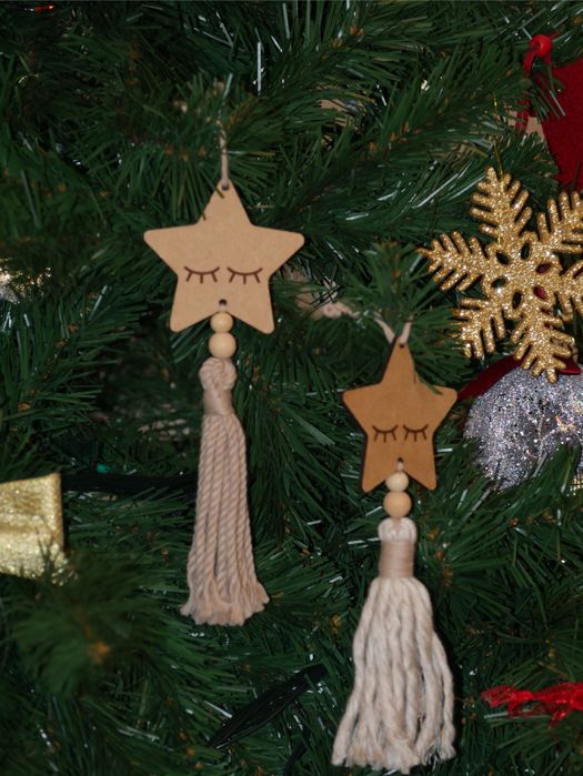 Estrelas de pendurar árvore de natal