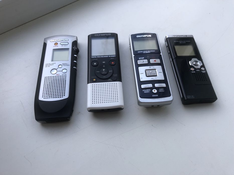 Диктофони Olympus 4 штуки