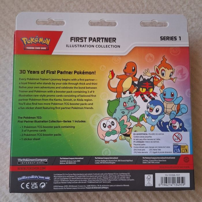 Pokémon First Partner Illustration Collection Series 1