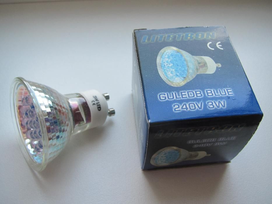 Светодиодные лампочки Litetron GULEDB BLUE 240V 3W