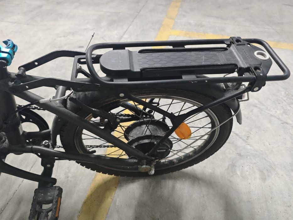 Bicicleta elétrica dobrável B TWIN decathlon