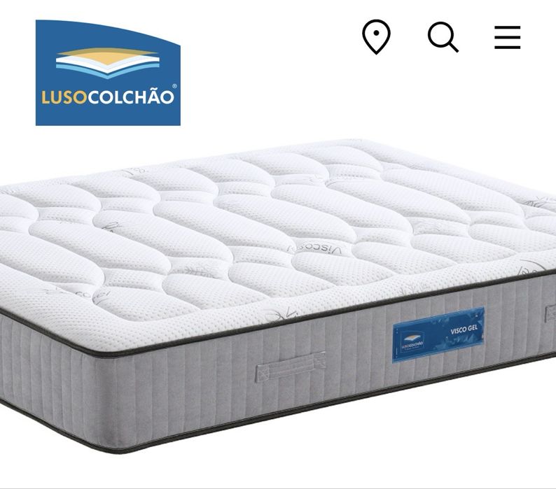 Colchão viscogel 200x180cm