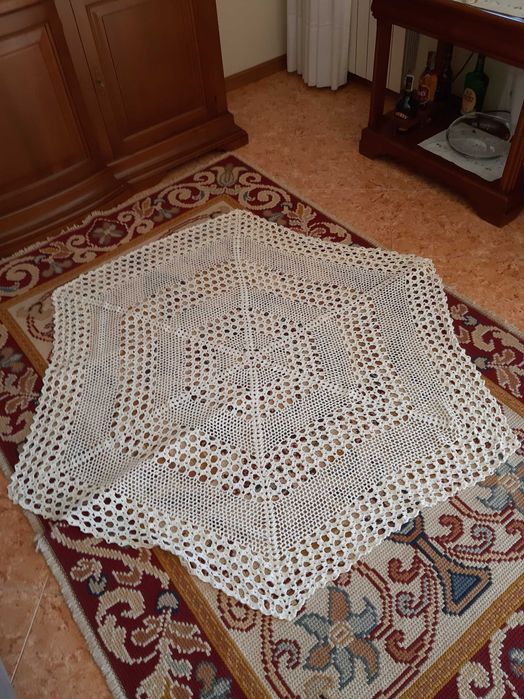 toalha mesa croché