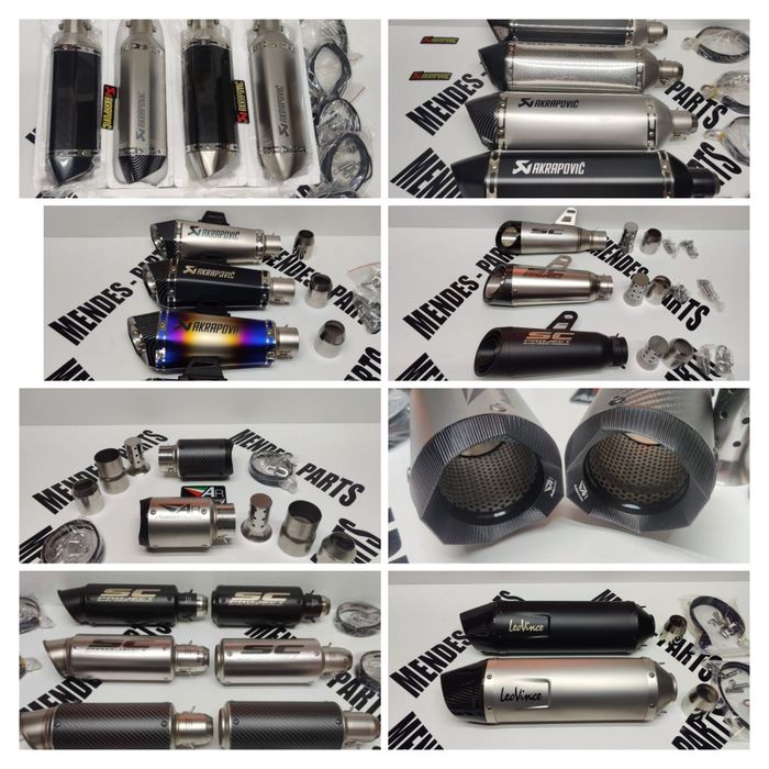 Adaptador de ponteiras para moto link pipe
