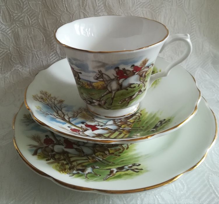 Filiżanka trio porcelana