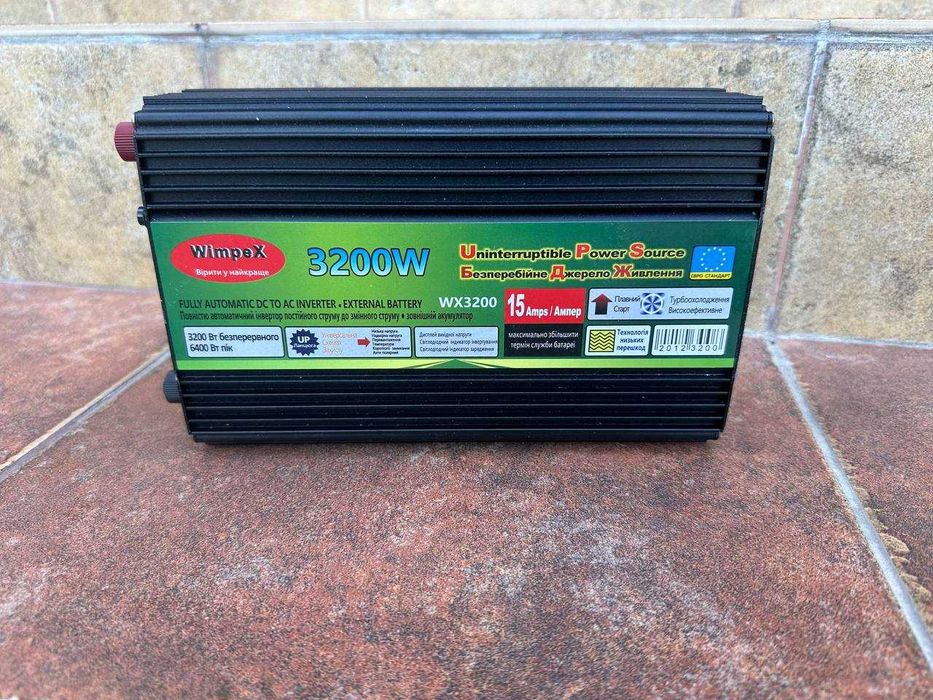 Преобразователь 12v-220v 3200W +зарядка‼️ Рабочая 3000w, пиковая 6000w