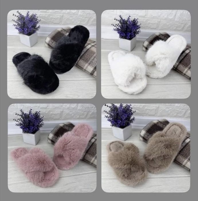 Женские Комнатные Меховые тапки  капібара женские танкетка пушистые