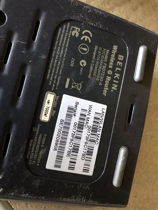 Belkin Router for Computer Ethernet and Wireless64409182678403121