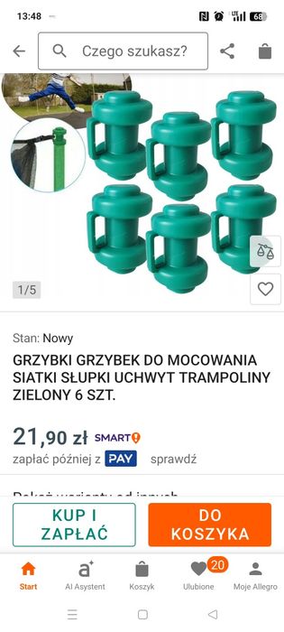 Trampolina ogrodowa 305