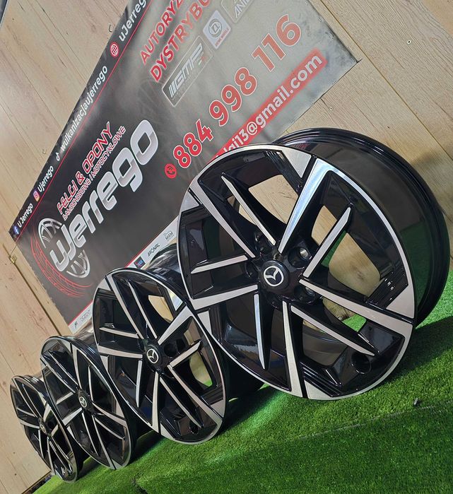 NOWE Alufelgi MAZDA 17x5x114,3-Mazda 3, Mazda 6 Cx-3, Cx-30,Cx-5, Cx-7