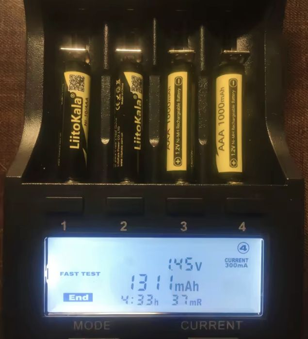 Аккумулятор батарея   Litokala ААА 1000mAч 1,5 В