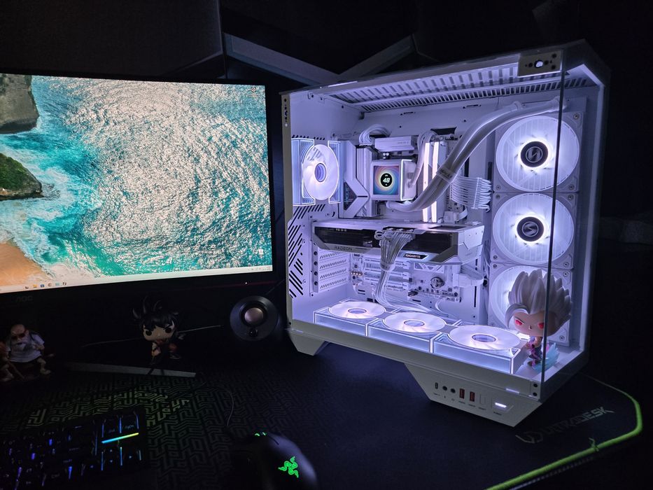 Komputer stacjonarny, Gamingowy PC dla wymagających, RX 9800X3D, RX 9070XT, 32GB DDR5