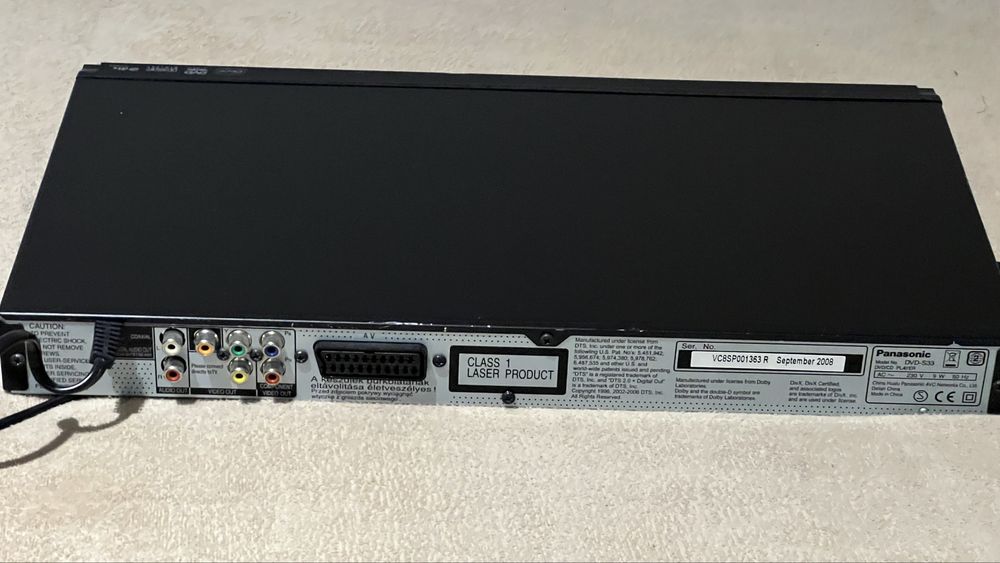 Dvd Panasonic z pilotem
