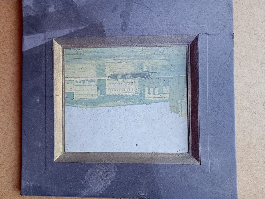 Komplet starych obrazów sygnowane