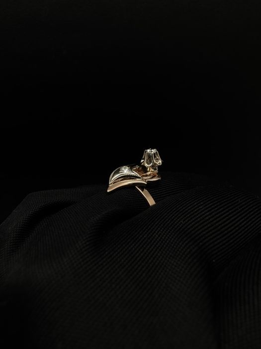 Золота каблучка / Золотое кольцо / Діамант / Бриллиант