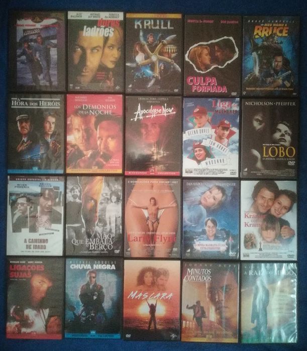 Lote 160 DVD'S originais (Lote 11)