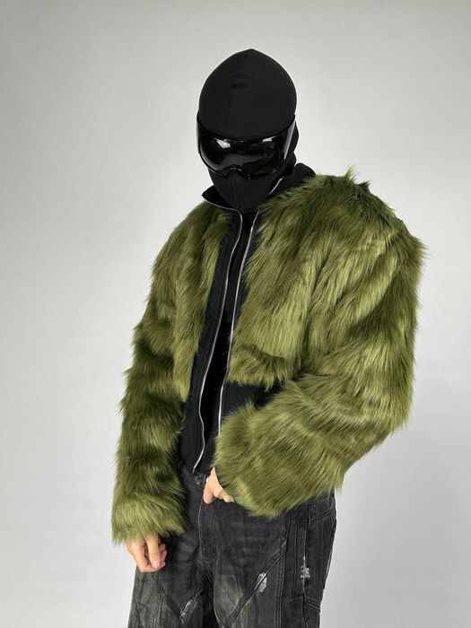 Бомбер зелений камо с мехом куртка курточка пуховик мех MA-1 jacket