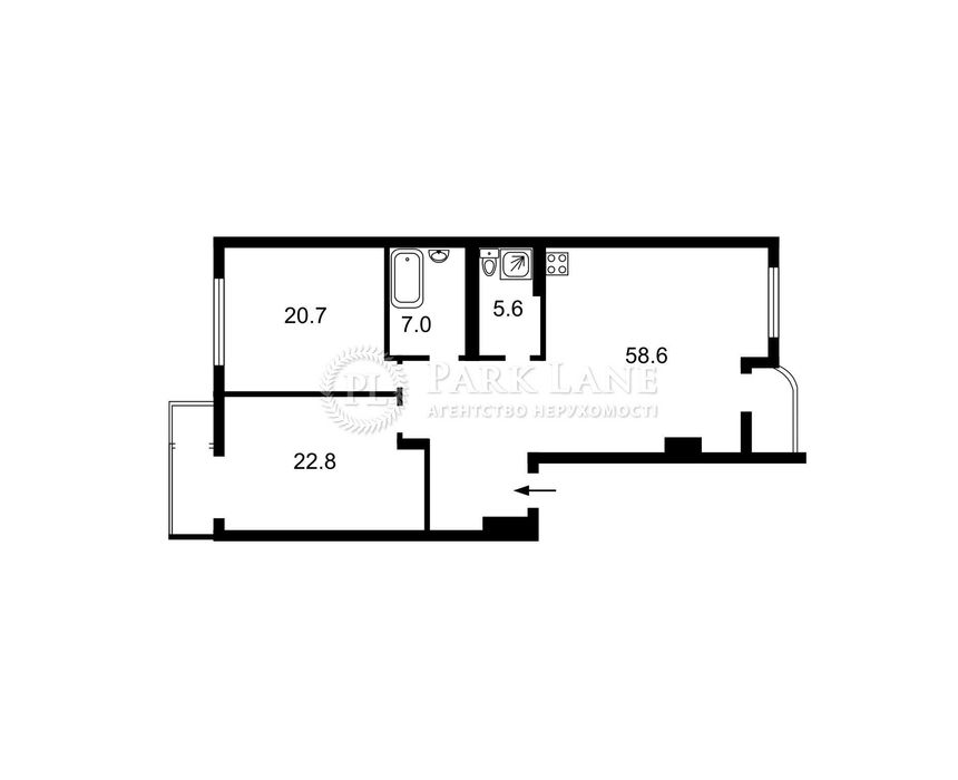 3-комнатная квартира по адресу ул. Ильенка Юрия (площадь 118,4 м²) - Atlanta.ua - фото 2