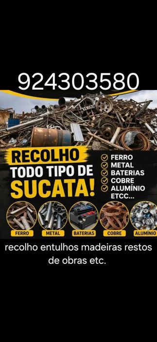 Sucatas ao domicílio.