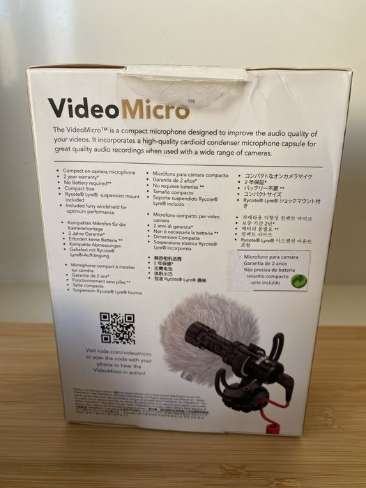 Microfone Rode VideoMicro
