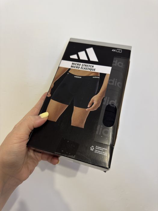 Чоловічі труси боксери Adidas 4 шт Cotton/Micro  ORIGINAL