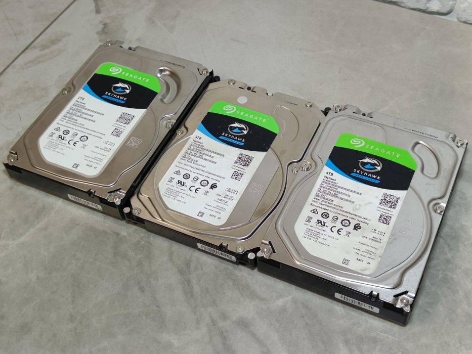 Хард Диск HDD Seagate SKYHAWK 4TB 3TB 2TB 7200RPM 64mb CASH