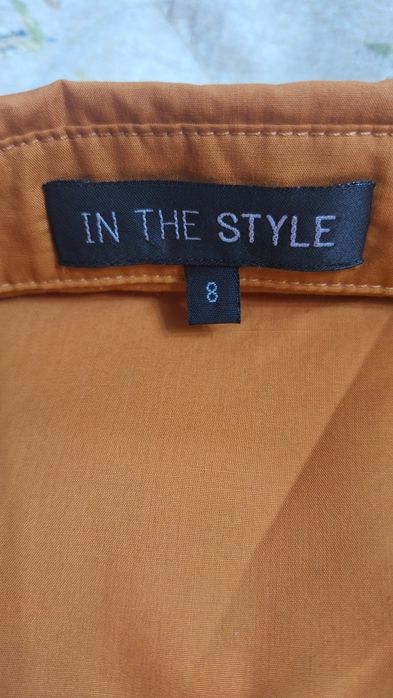 Elegancka koszulowa sukienka szmizjerka 36/38